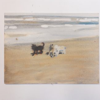 Peinture: Chiens heureux 3