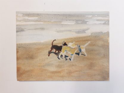 Peinture: Chiens heureux 4